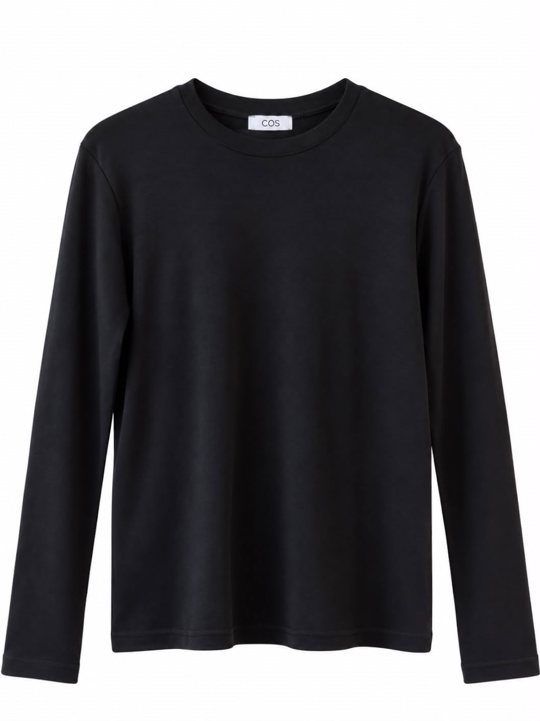 Siyah Basic Bisiklet Yaka T-Shirt