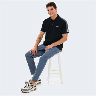 M Color Block Detail Polo