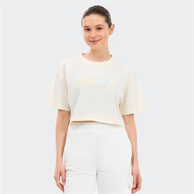 W Crop Graphic T-Shirt