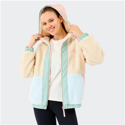 W Outdoor Fleece Ful Zip Sherpa