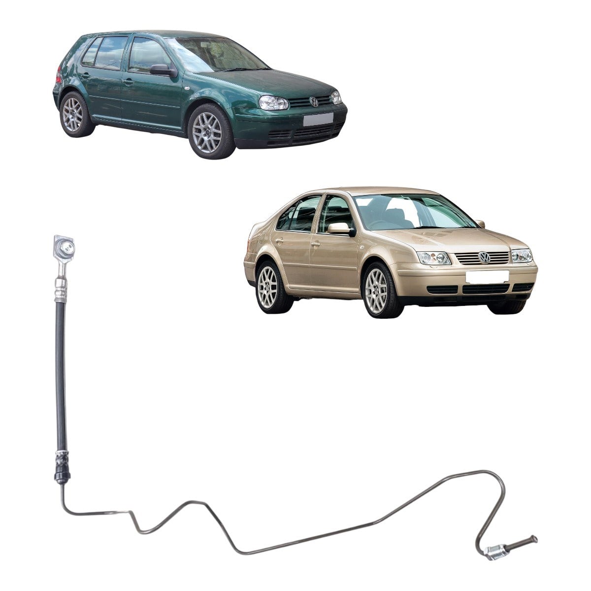 BSG-Vw Golf 4 Bora Arka Fren Hortumu 1998-2004 1J0611764AD