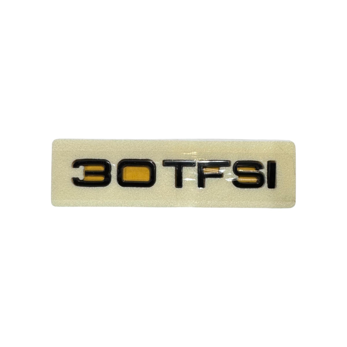 Audi 30 TFSI Yazı Siyah 20mm-149mm Yapıştırma
