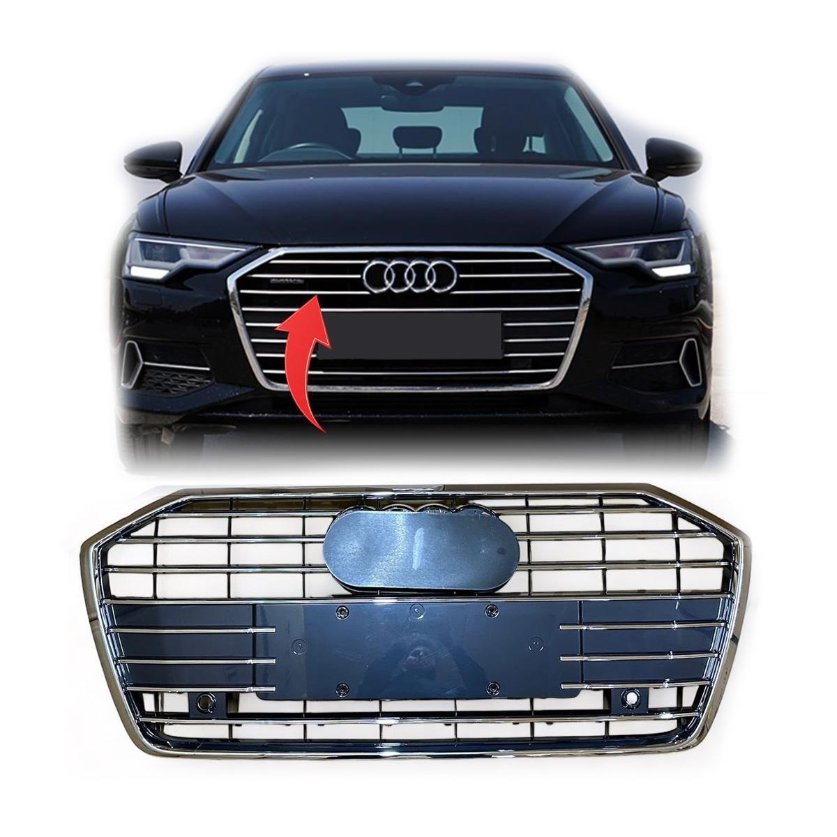 Audi A6 Ön Panjur Kromlu 2019-2022 4K0853651