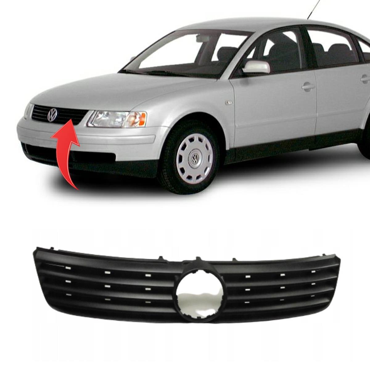 Vw Passat B5 Ön Panjur Saten Siyah 1997-2001 3B0853653C