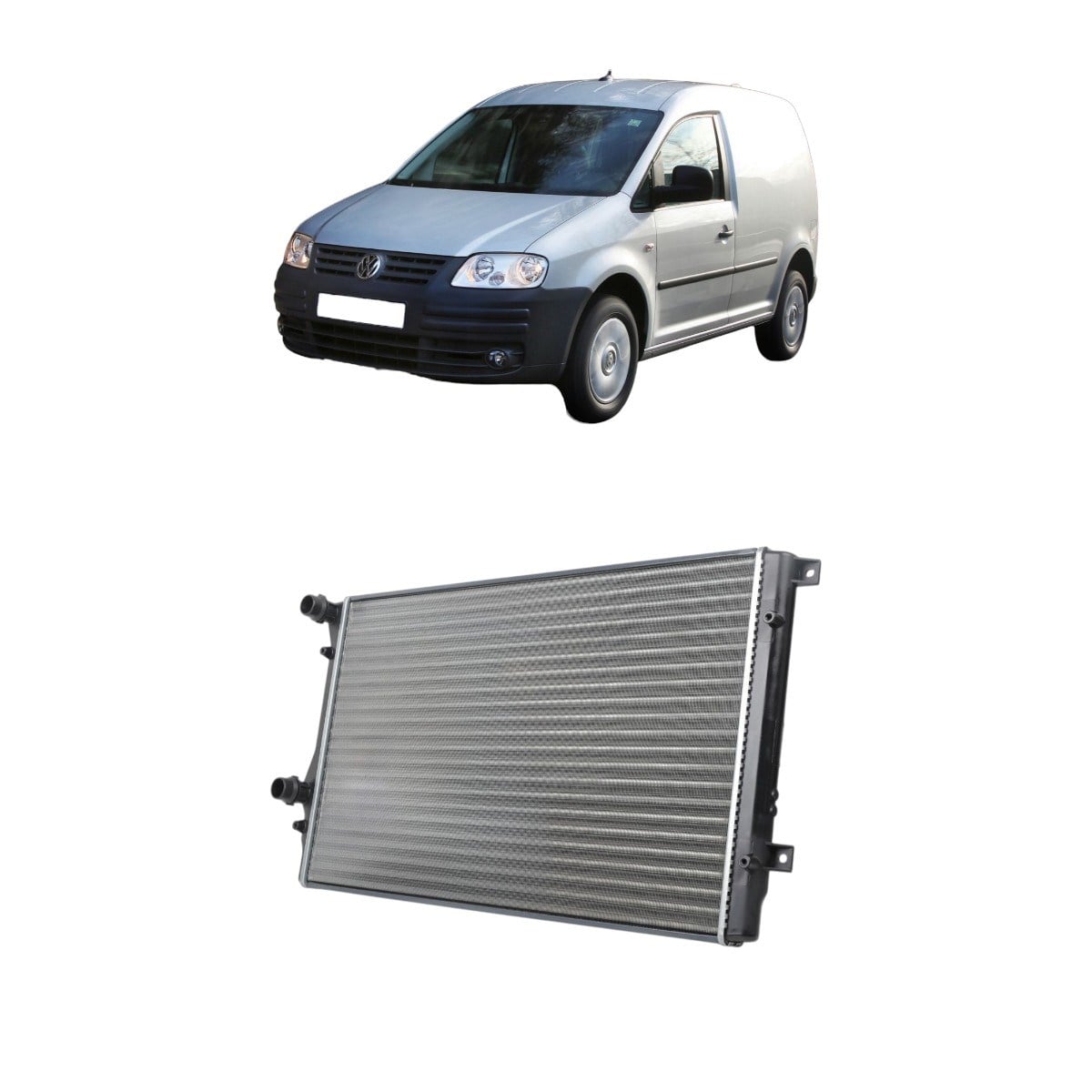 Vw Caddy Su Radyatörü 1.9TDI BJB 2005-2010 1K0121253BB