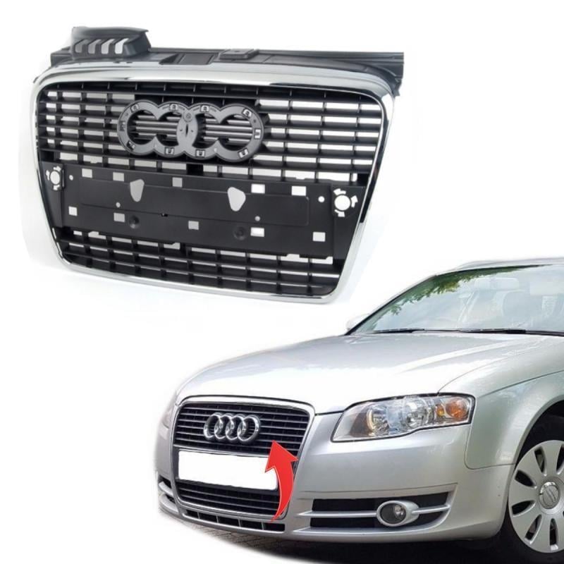 Audi A4 Ön Panjur Kromlu 2005-2008 8E0853651J
