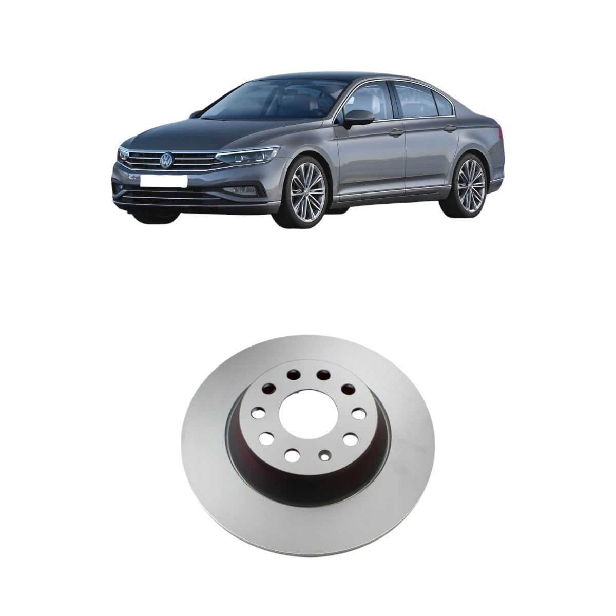 BSG-Vw Passat B8 Arka Fren Diski 2015-2020 3Q0615601