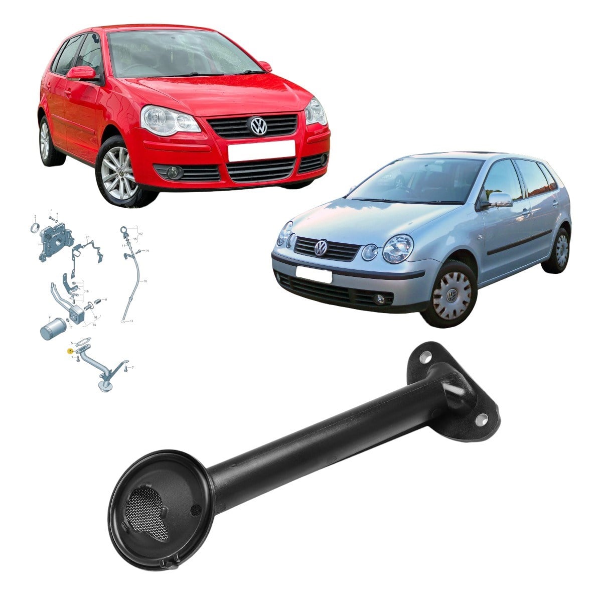 Vw Polo Yağ Pompa Borusu 1.4 2002-2009 036115251AJ