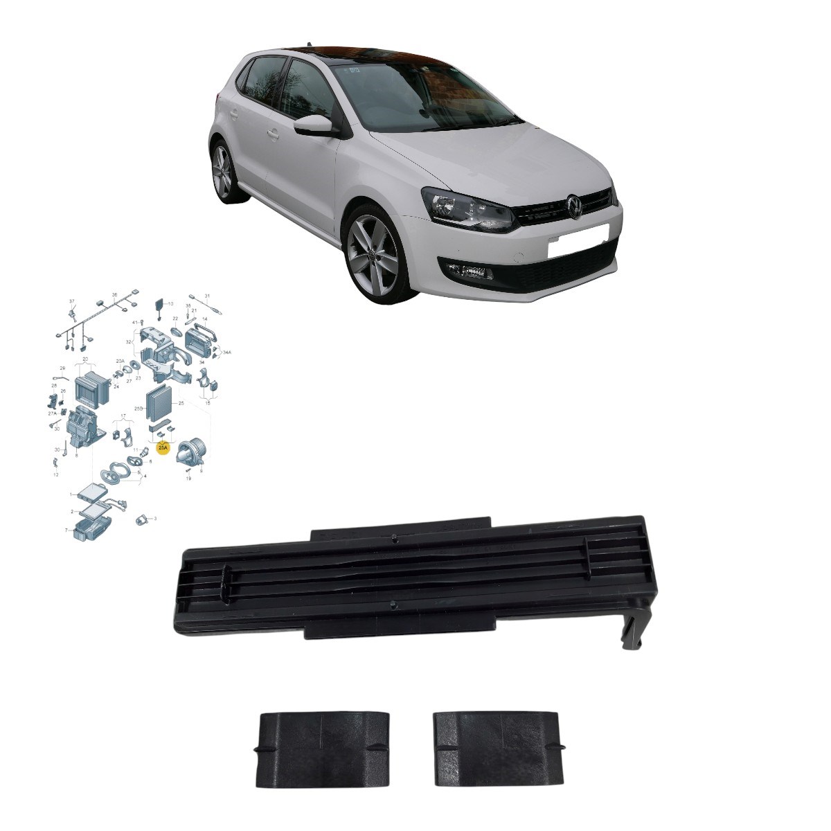 Vw Polo Polen Filtre Kapağı 2009-2017 6R1819422