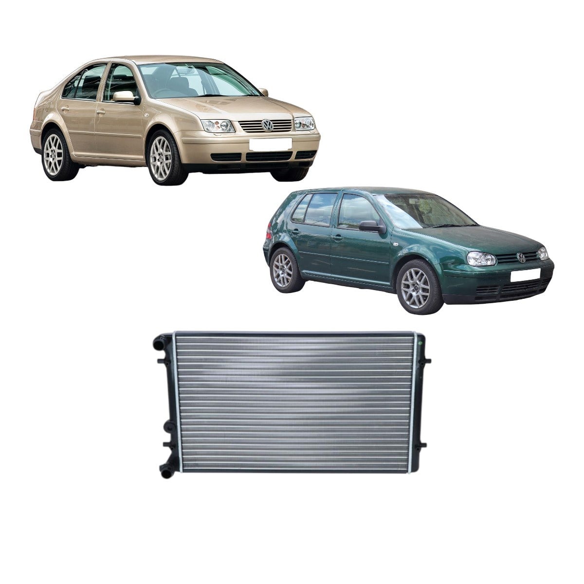 Golf4 Bora Su Radyatörü 1.6 AKL 1.9TDI AGR 1998-2005 1J0121253N