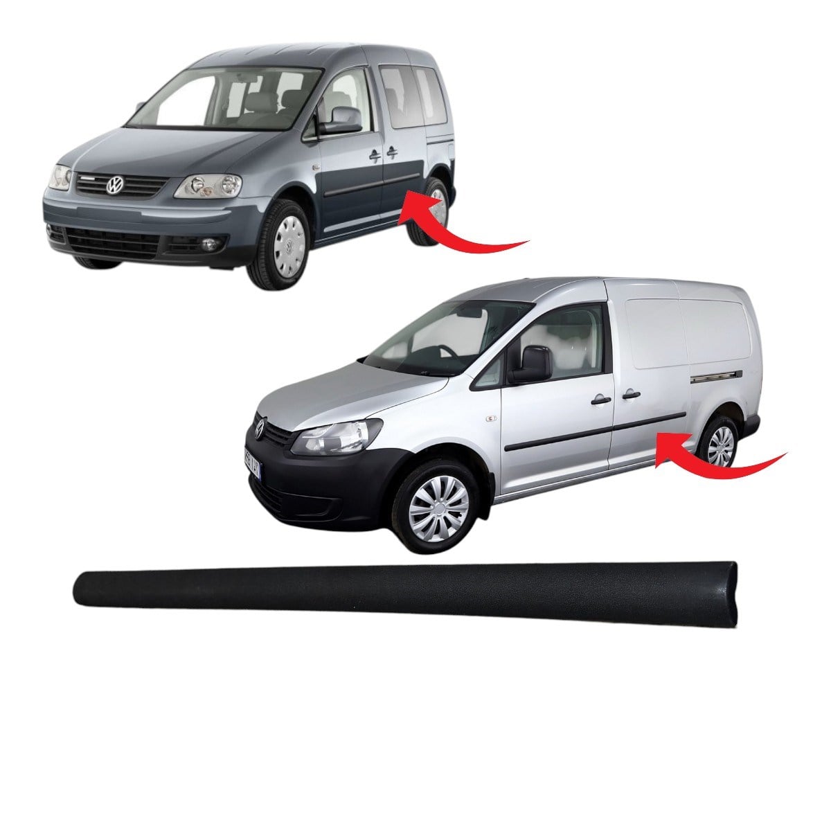 Vw Caddy Kapı Çıtası Arka Sol 2005-2015 2K0853535E 9B9