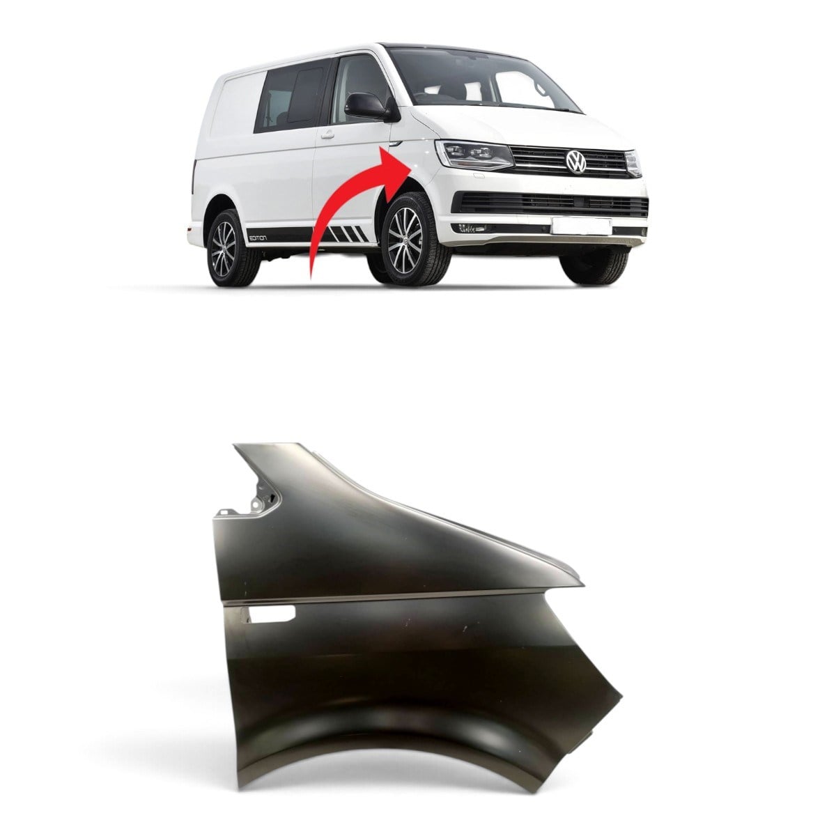 Vw Transporter T7 Çamurluk Ön Sağ 2015-2020 7E0821102A