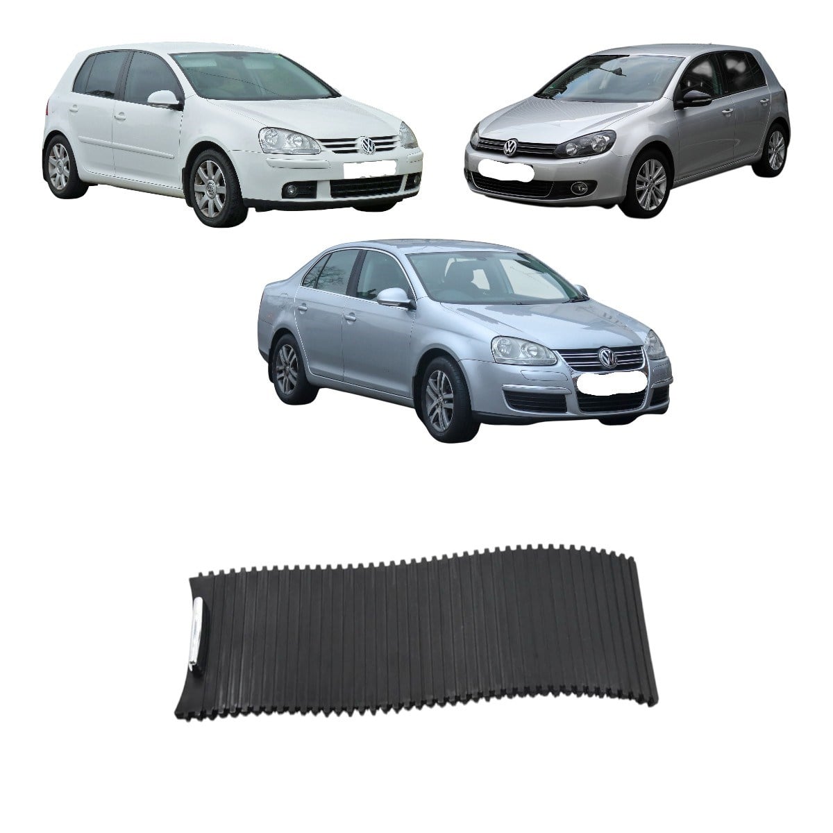 Golf5-6-Jetta Orta Konsol Bardaklık Sürgü Kapağı Siyah 2005-2010 1K0862531
