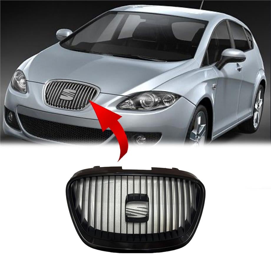 Seat Leon Ön Panjur Siyah Çerçeve 2009-2012 1P0853651A 9B9