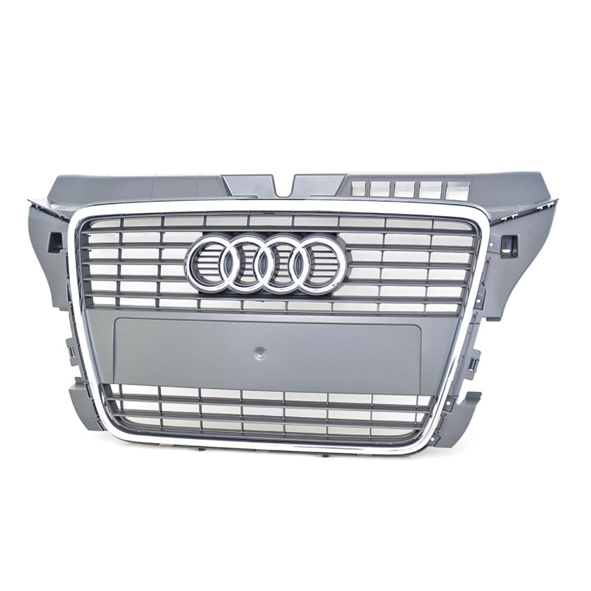 Audi A3 Ön Panjur Gri Kromlu 2009-2012 Logosuz 8P0853651M1Qp