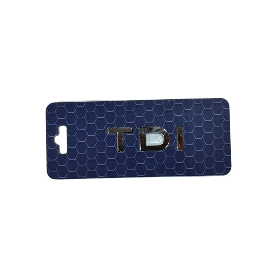 Vw TDI Yazı Krom 15mm-53mm Yapıştırma