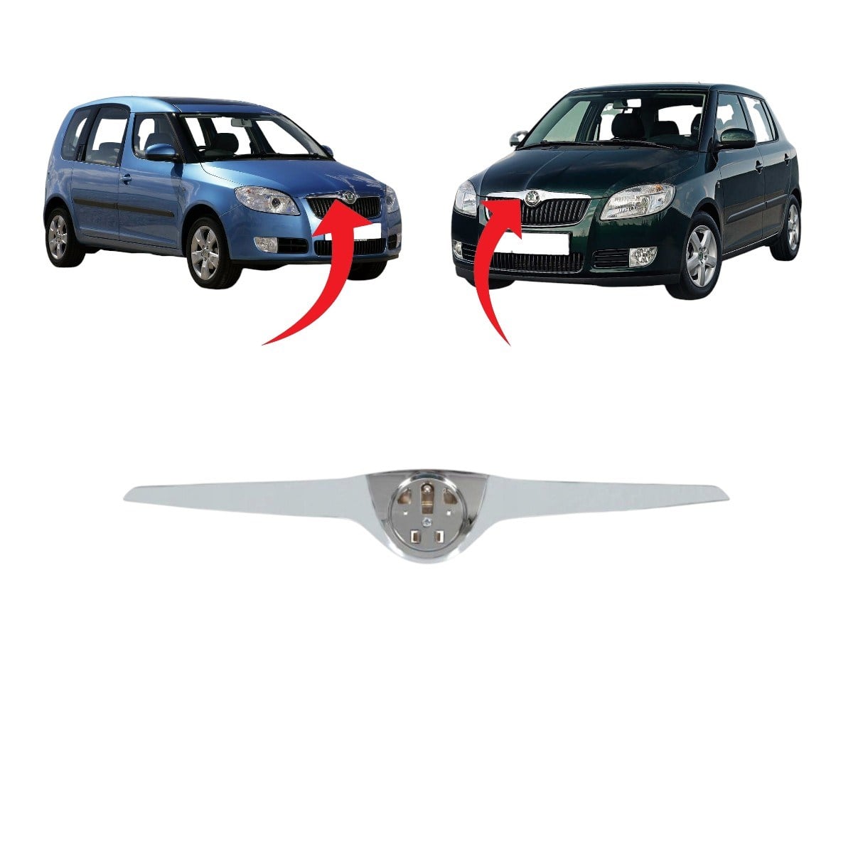 Fabia Roomstar Motor Kaput Arma Çıtası Krom 2007-2010 5J0853633 2ZZ