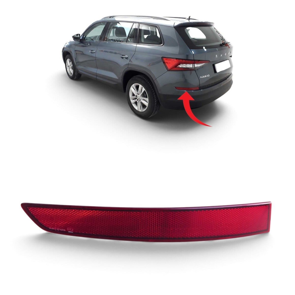 Skoda Kodiaq Reflektör Sol 2017-2024 565945105.