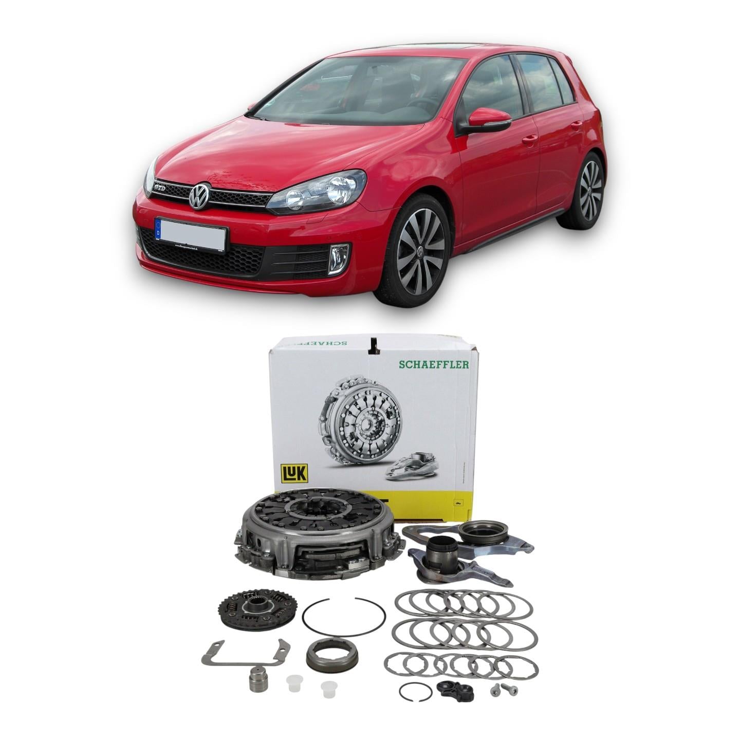 Golf 6 Kavrama Seti Volanlı 1.4TSI DSG  2009-2012 0AM198140C