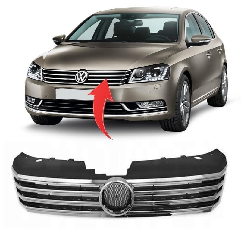 Vw Passat B7 Ön Panjur Mat Gri 2011-2015 3AA853651