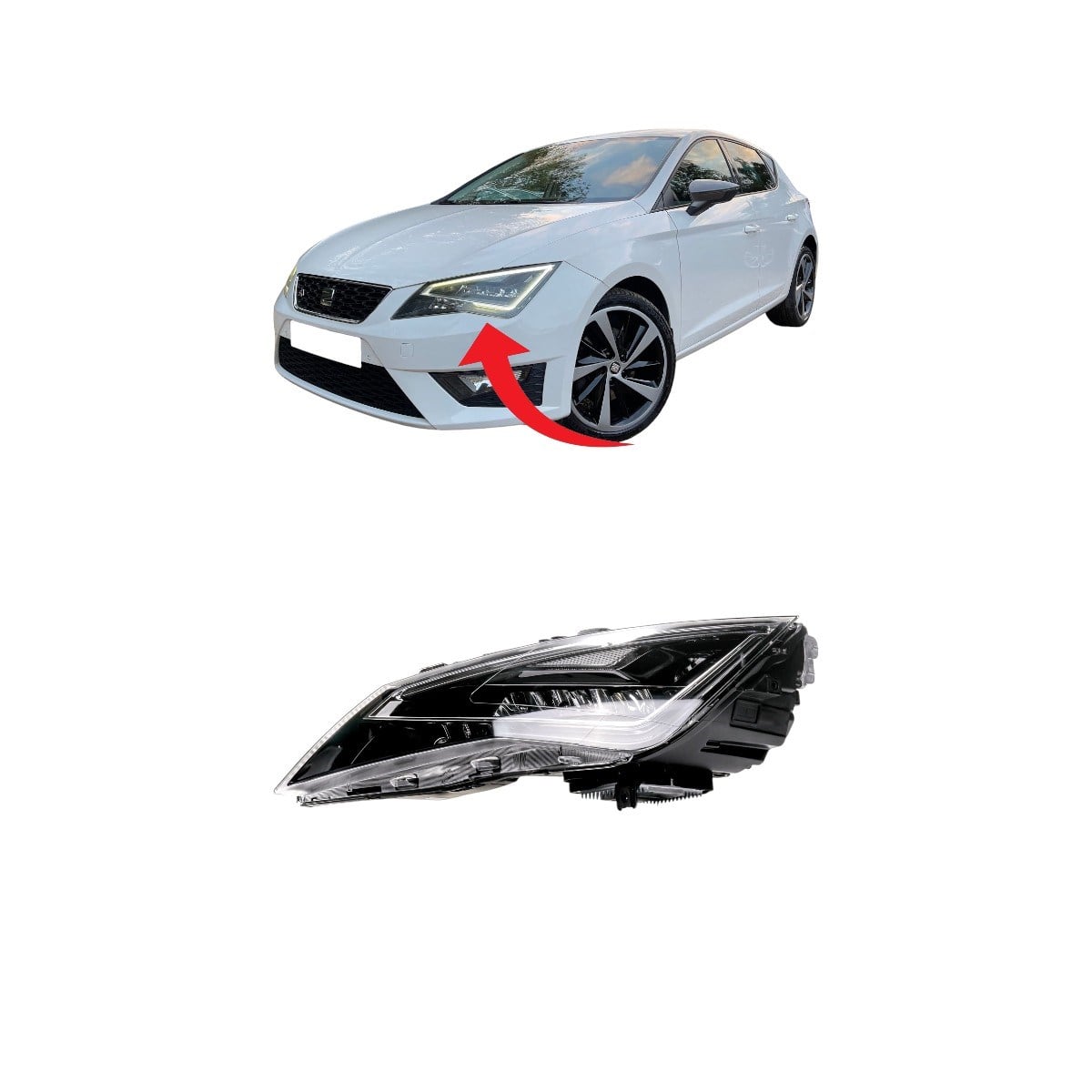 Seat Leon Sol Far Ledli 2013-2017 5F1941007A