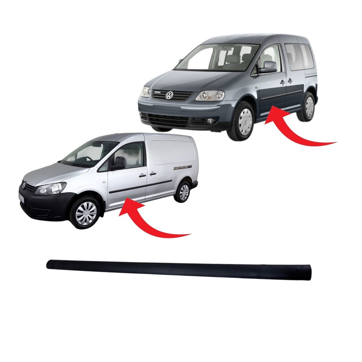 Vw Caddy Kapı Çıtası Ön Sol 2005-2015 2K0853515E 9B9
