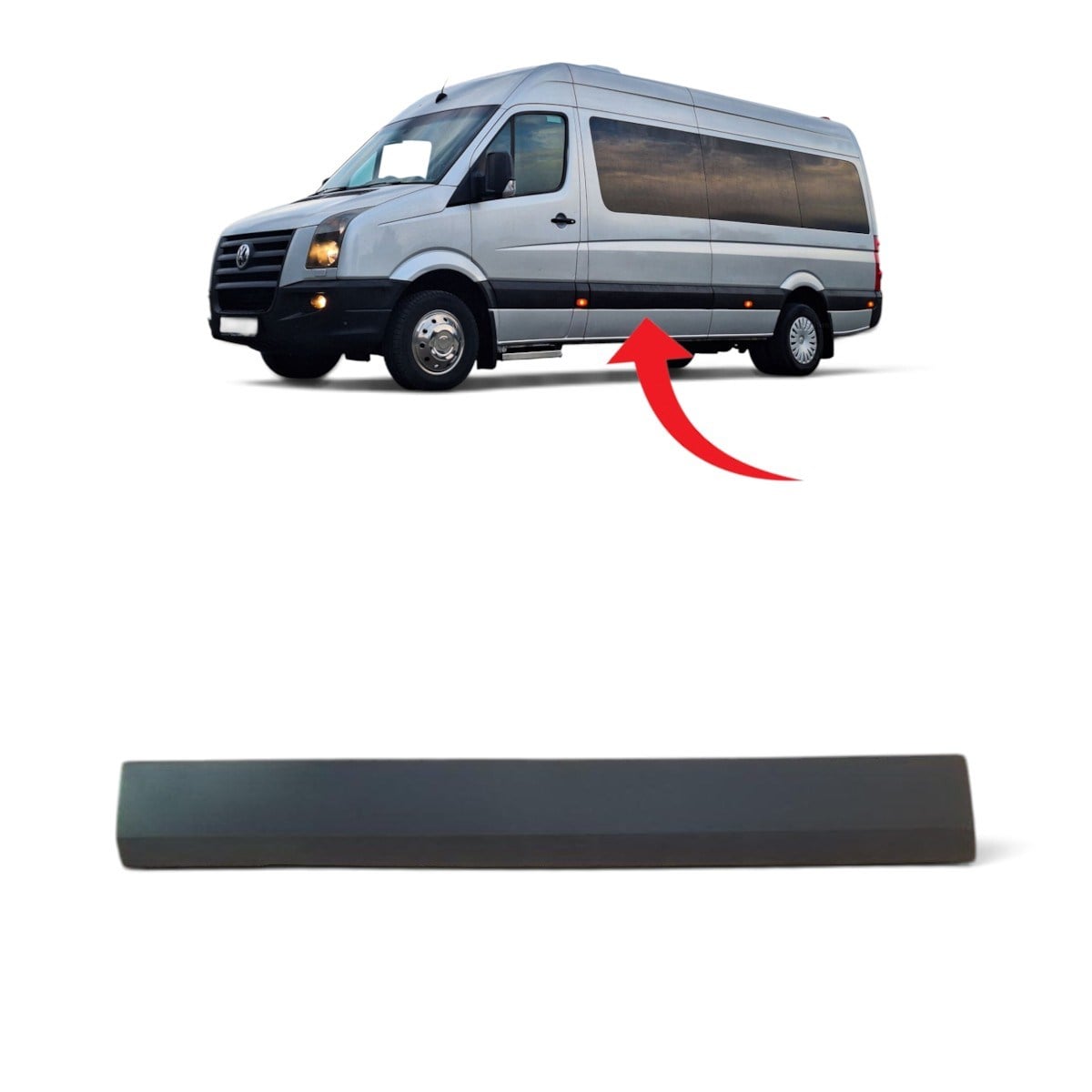 Vw Crafter Kapı Bandı Orta Sol 152cm 2006-2016 2E1853535BJ