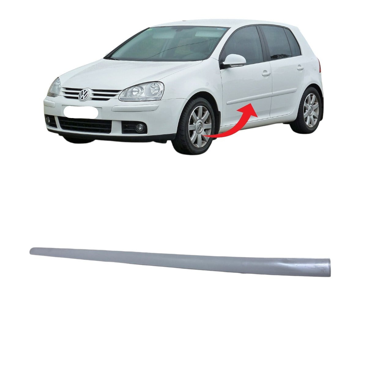 Golf5 Kapı Çıtası Ön Sol Boyanır 2005-2009 1K4853515C