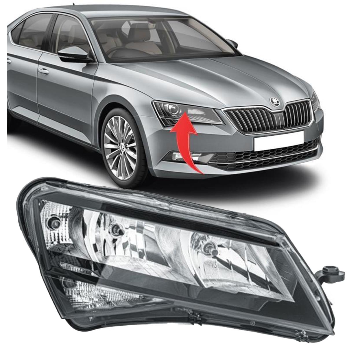 Skoda Superb Sağ Far Halojen 2015-2019 3V1941016