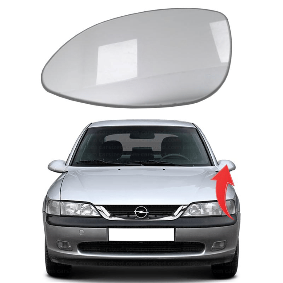 Opel Vectra B Sol Ayna Camı Isıtmalı 1995-2002 6428707