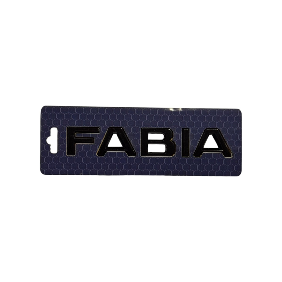 Skoda Fabia Yazı Siyah 2015-2024 Yapıştırma