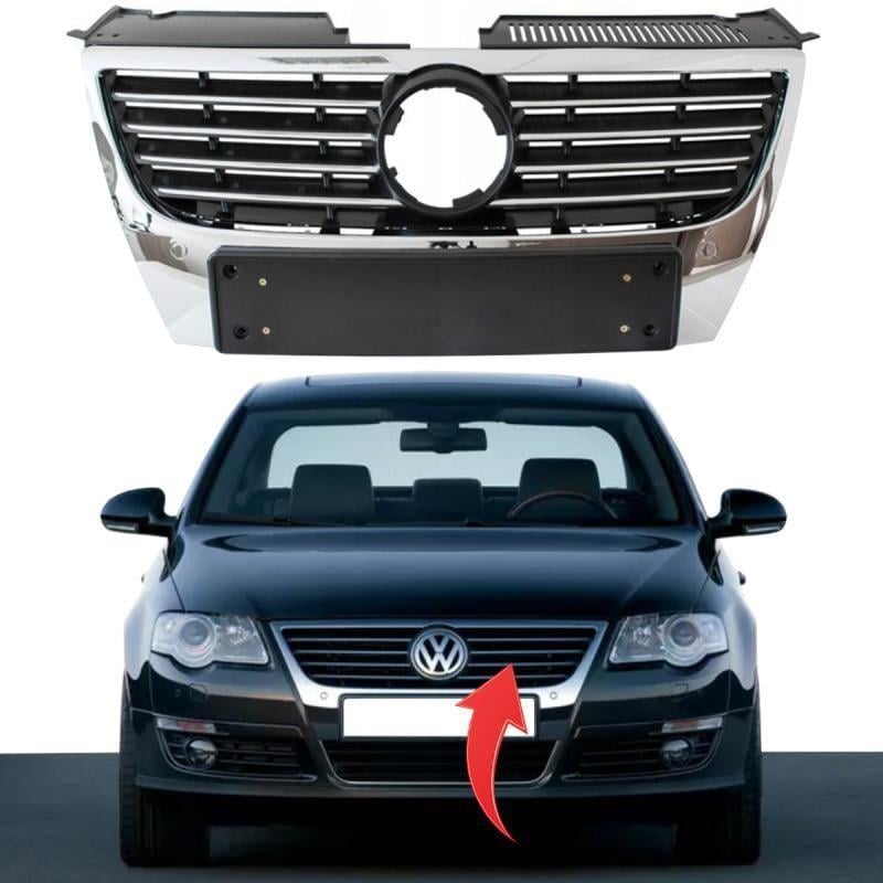 Vw Passat B6 Ön Panjur Sensörlü Geniş Plakalık 2006-2011 3C0853651