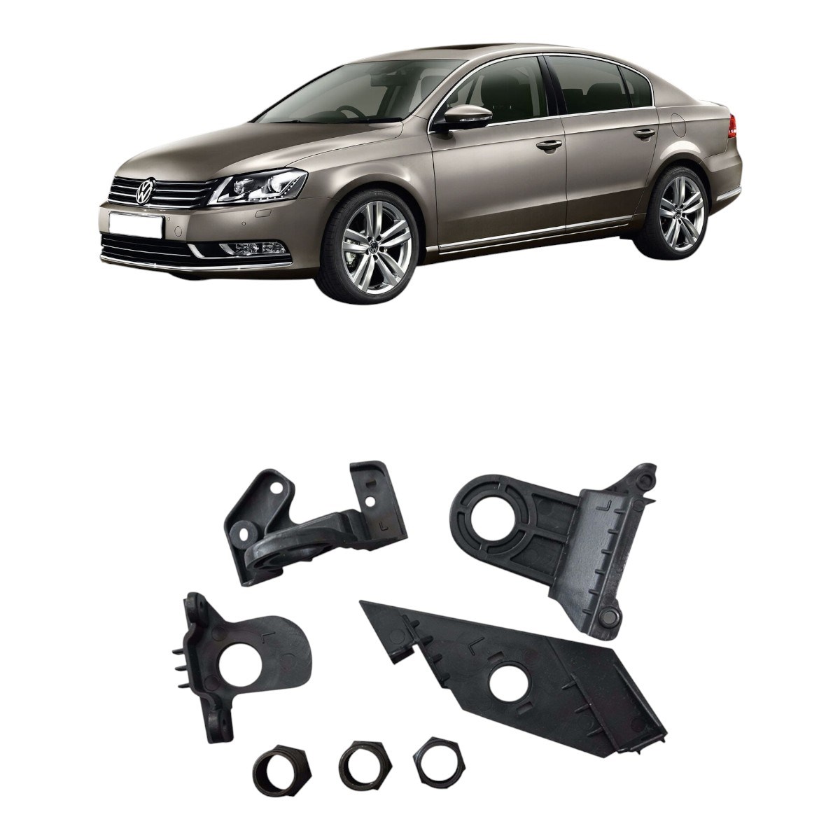 Vw Passat Far Tamir Kiti Sol 2011-2015 3AA998225