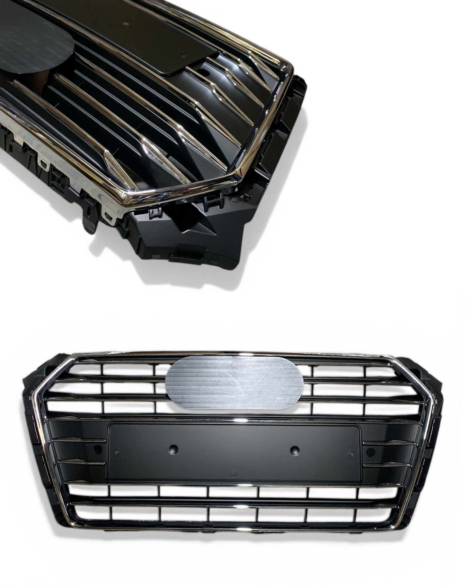 Audi A4 Ön Panjur Krom+Sensörlü Mat Gri 2016-2020 8W0853651AC RP5