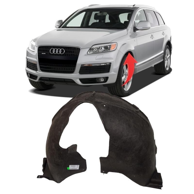 Audi Q7 Çamurluk Davlumbazı Halı Ön Sol 2007-2010 4L0809961C