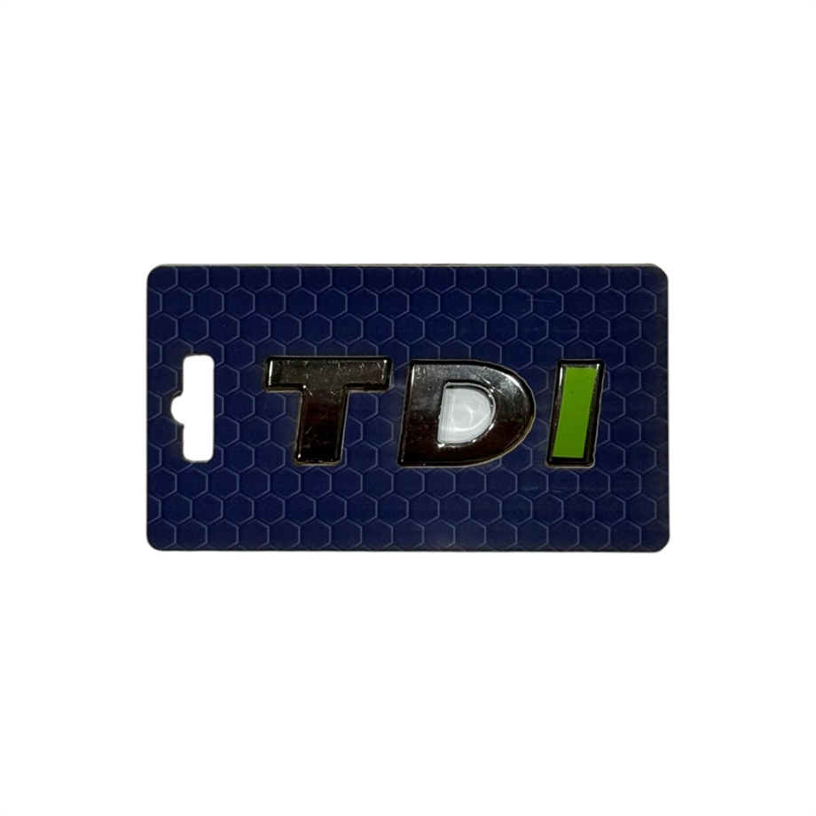 Vw TDI Yazı Tek Yeşil 15mm-50mm Yapıştırma