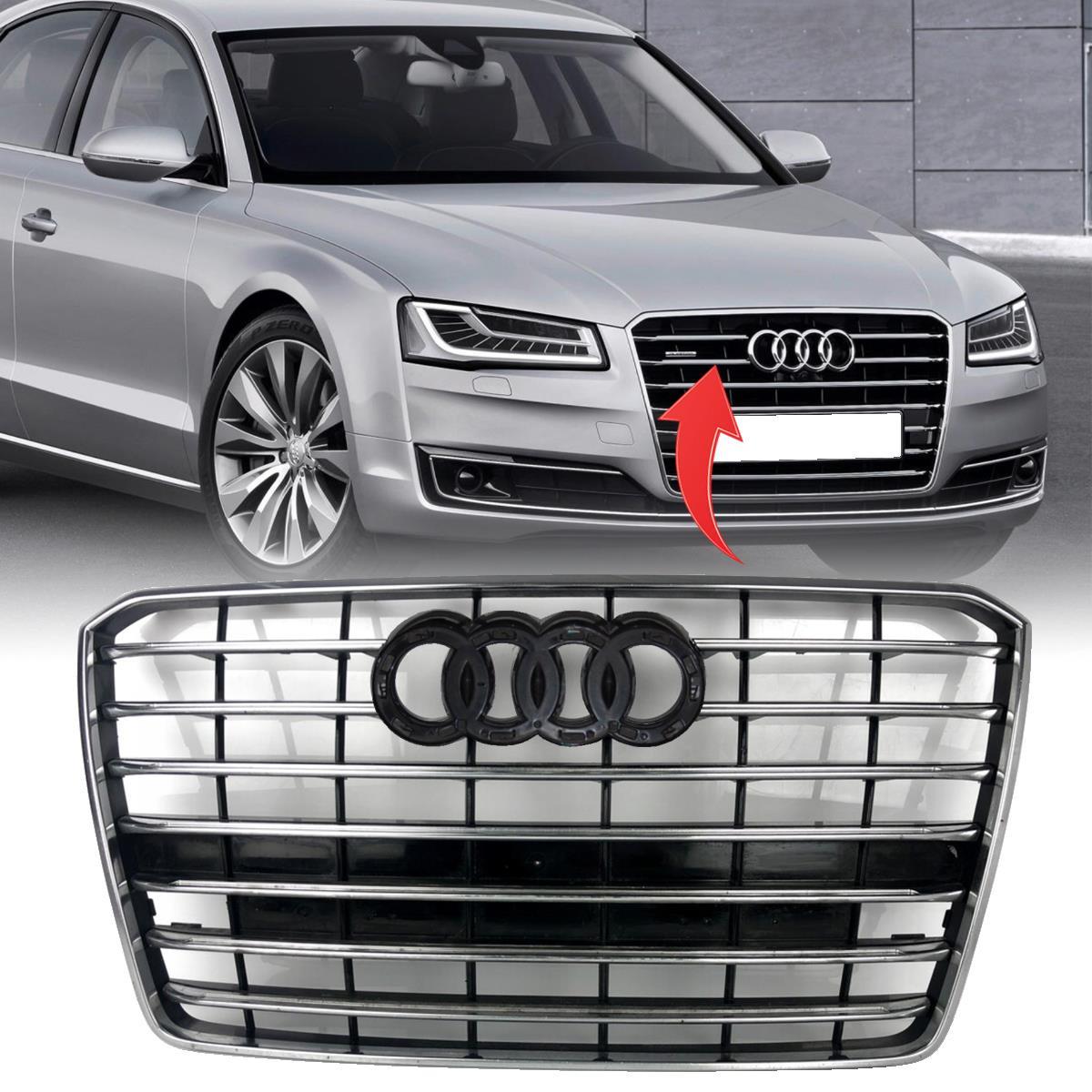 Audi A8 Ön Panjur Kromlu 2014-2017 4H0853651AA