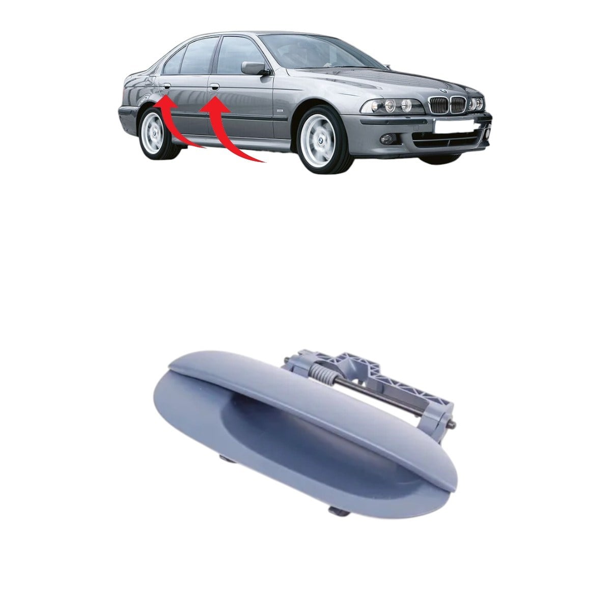 Bmw E39 Dış Kapı Kolu Sağ Arka Ön/Arka 1995-2004 51228245466
