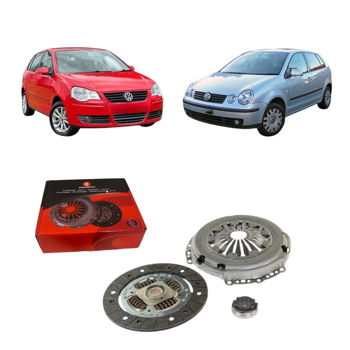 Vw Polo 4 1.4-1.6 Benzinli Debriyaj Seti 2002-2009 03C141025D