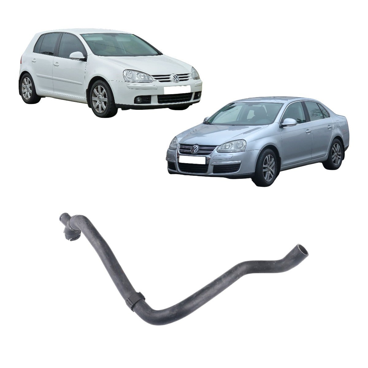 Vw Golf5-Jetta Radyatör Hortumu Alt 1.6-1.6FSI BSE-BLF 2005-2010 1K0122051BE