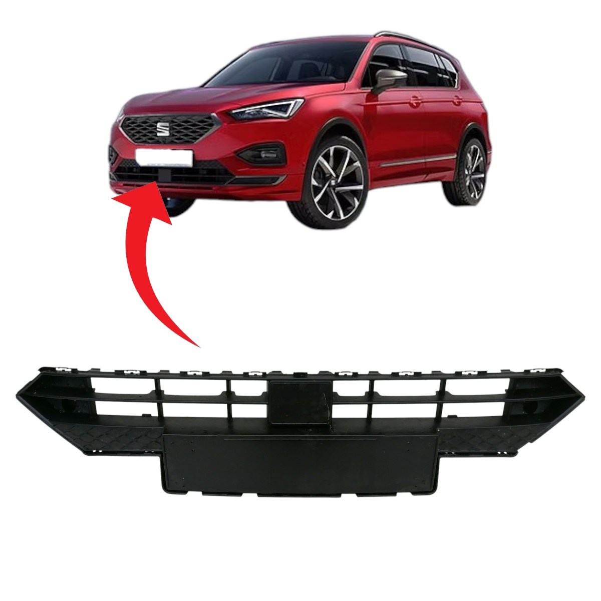 Seat Tarraco Orta Izgara Sensörlü 2019-2024 5FJ853635A 9B9