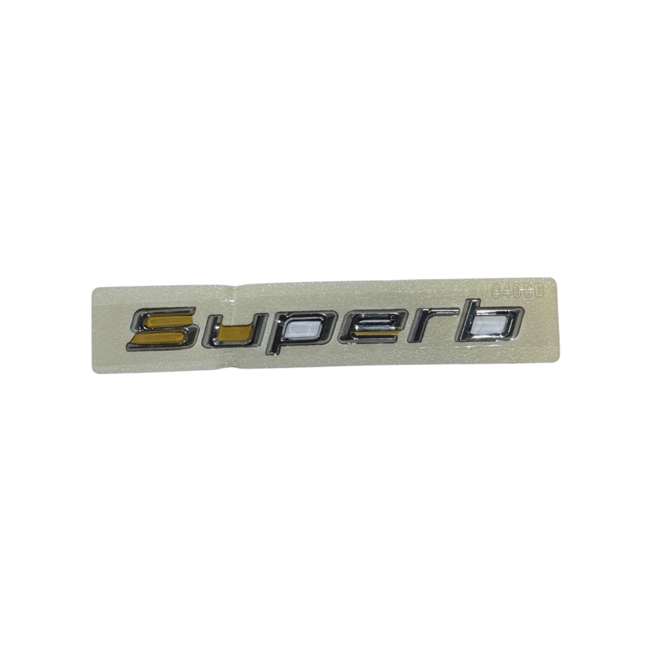 Skoda Superb Yazı Uzun Krom 2008-2012 Yapıştırma
