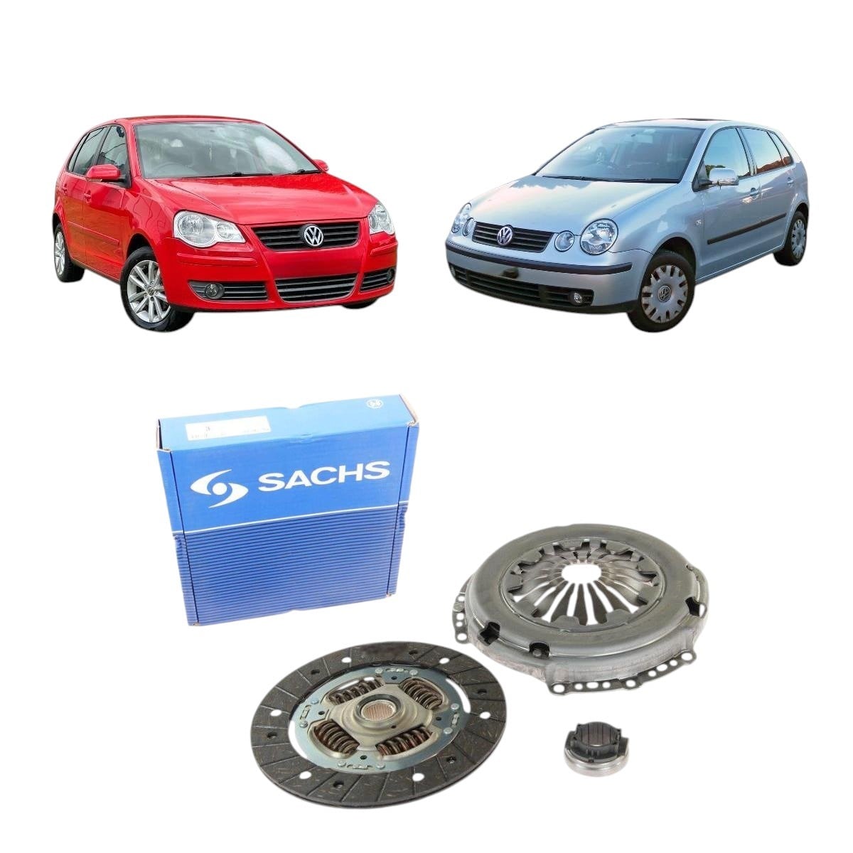 Vw Polo 1.4 16V Benzinli Debriyaj Seti 2002-2009 03C141025D