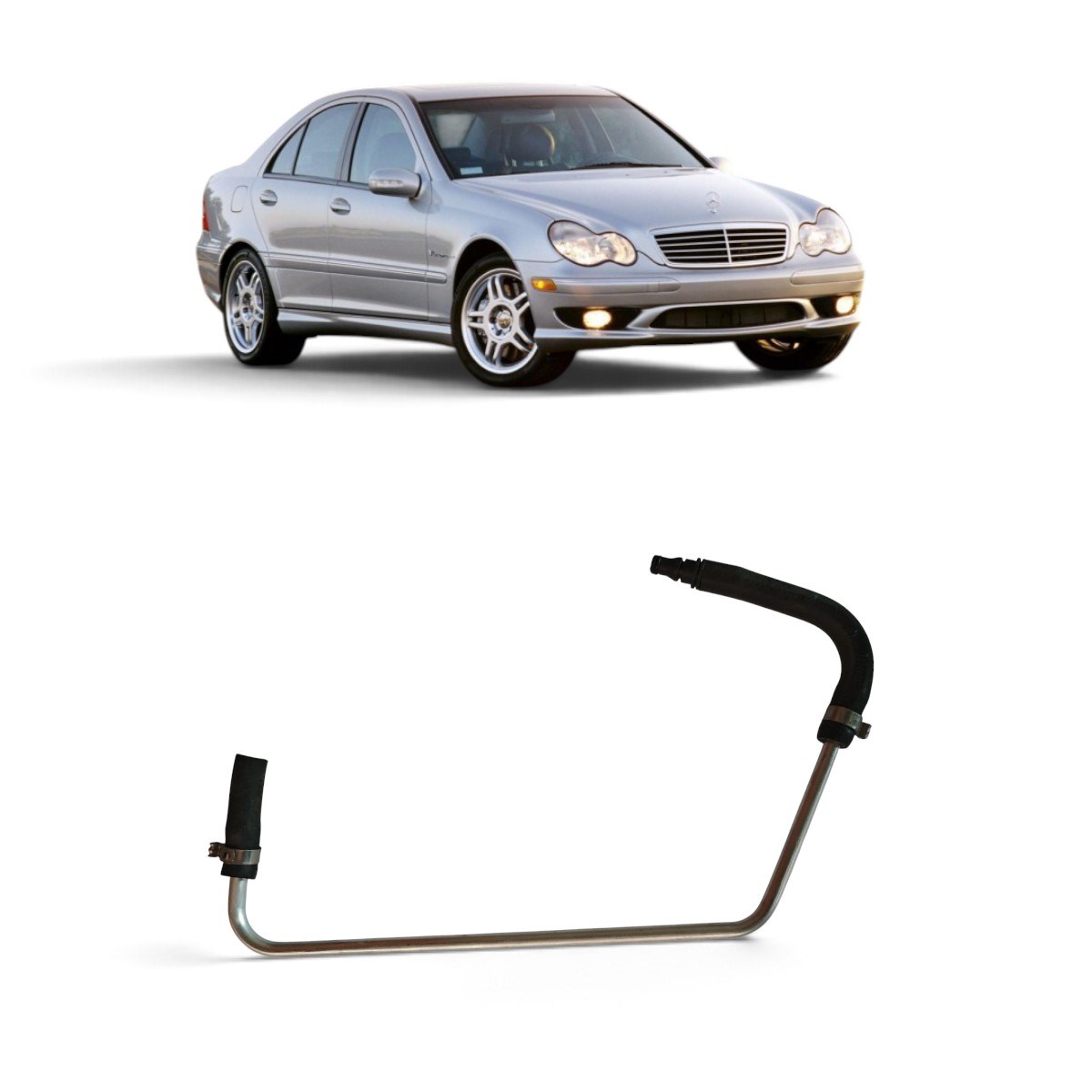 Mercedes W203 Yedek Su Depo Hortumu 2000-2007 A2035010025