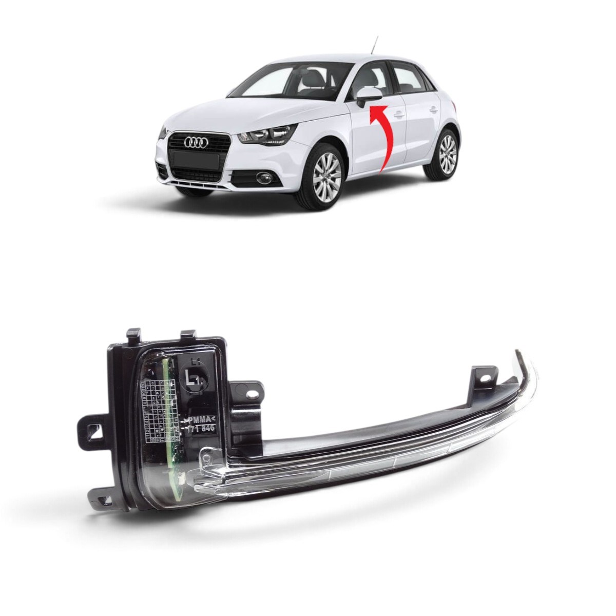 Audi A1 Ayna Sinyali Sol 2011-2017 8X0949101