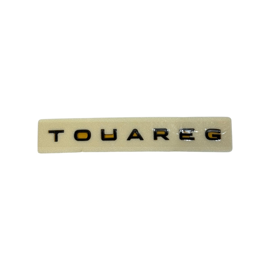 Vw Touareg Yazı Küçük Siyah 1.6cm Yapıştırma