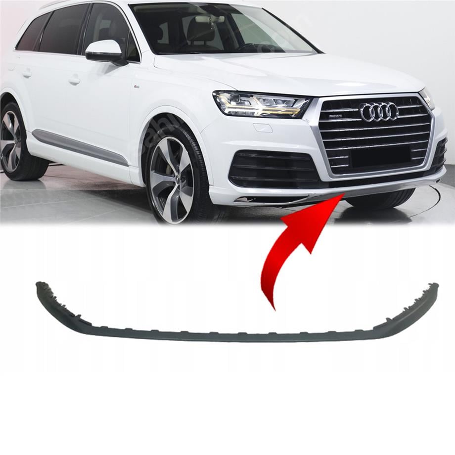 Audi Q7 Sline Ön Tampon Alt Süs Çıtası Gri 16-2020  4M0853245 1RR