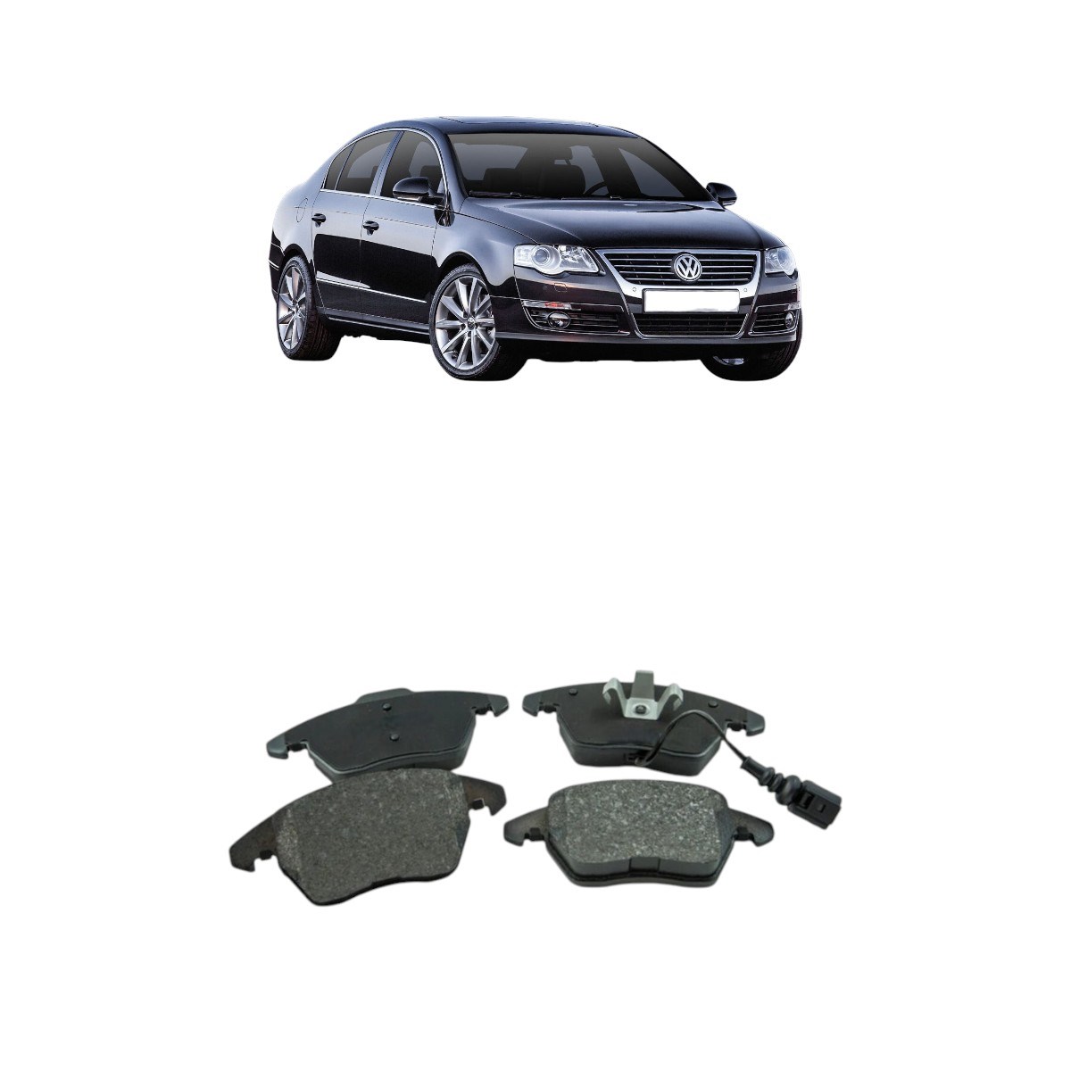 Vw Passat B6 Ön Fren Balatası 2005-2010 3C0698151B