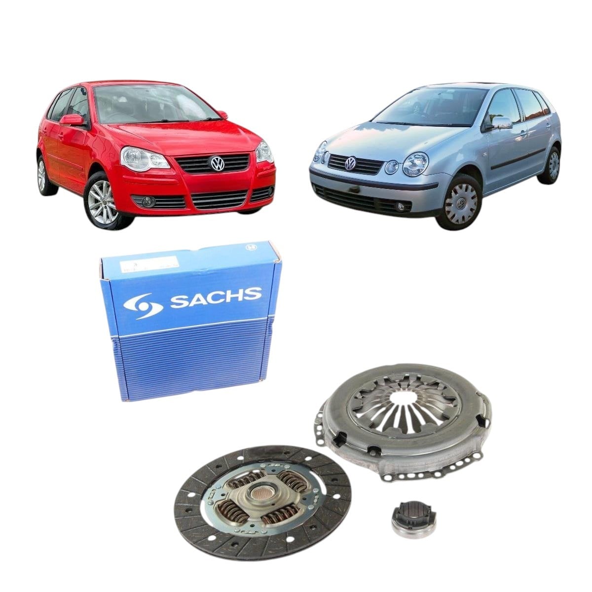 Vw Polo 1.4 16V Benzinli Debriyaj Seti 2002-2009 03C141025D