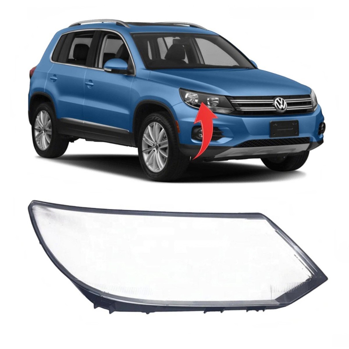 Vw Tiguan Far Camı Sağ 2013-2016 5N1941006CX